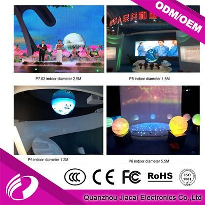 P6 Indoor Full Color 360 Degree LED Ball Display