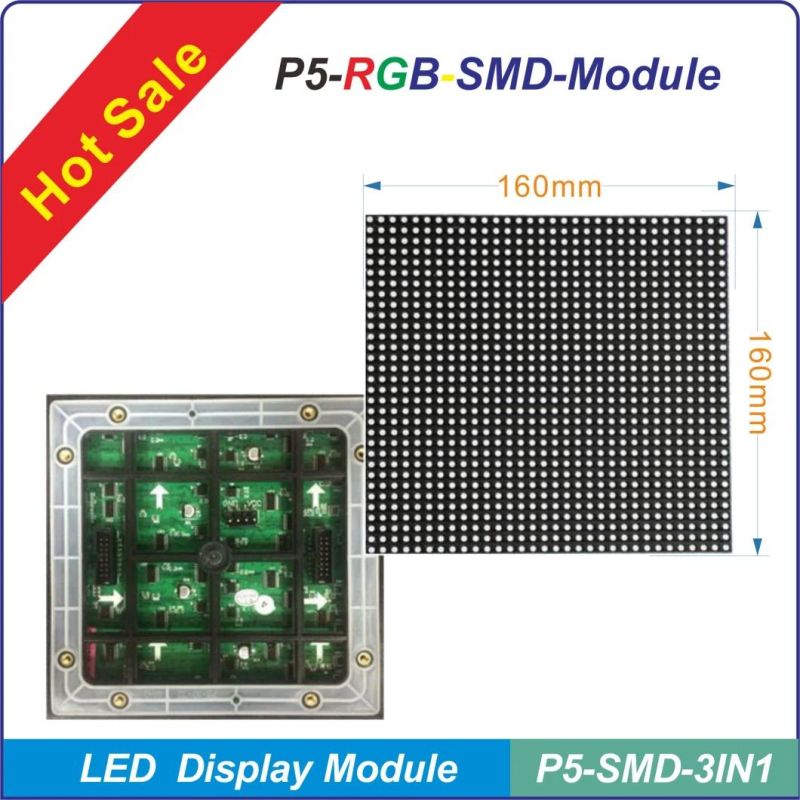 IP65 SMD High Brightness P5 Outdoor LED Display Screen