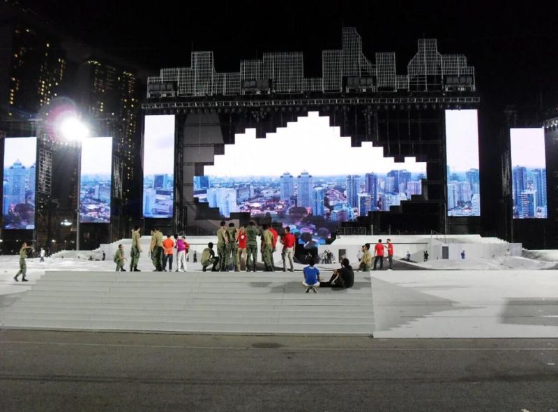 P4.81 Outdoor Full Color Video LED Screen Stage Performance with High Resolution