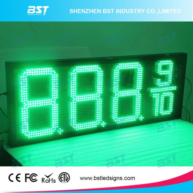 Outdoor Waterproof White Color Gas Price LED Sign (8888)