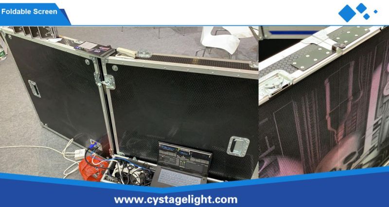 P3.91 Flight Case Portable Folding LED Screen