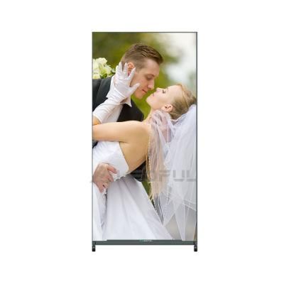 P3mm Indoor Poster LED Display 4G WiFi USB 2.5mm