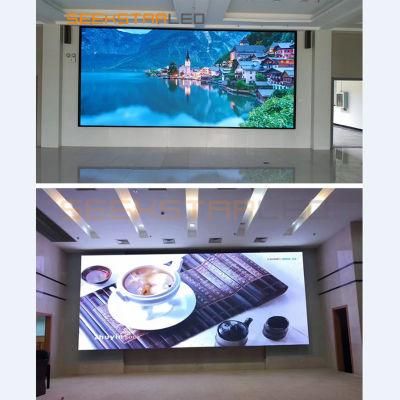 SMD P2 Full Color Indoor LED Display Screen Panels Modules Panel Small Pixel Pitch 2mm LED Display