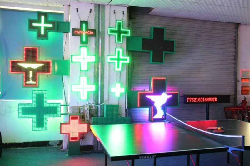 High Brightness IP65 LED Pharmacy Cross Sign