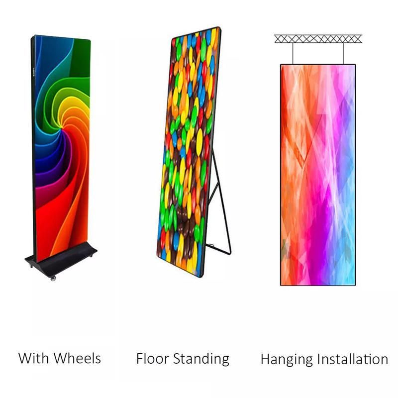 P3/P2 /P2.5 Indoor Poster LED Display for Shop Advertisement