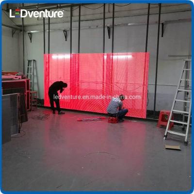 Indoor White Cabinet Full Color Transparent LED Billboard Display