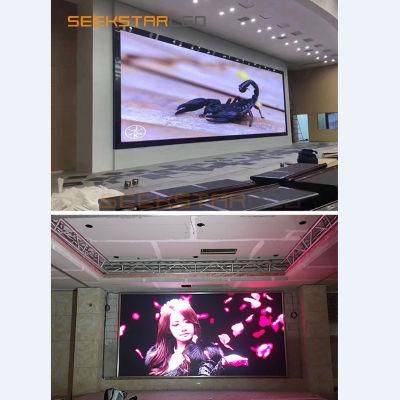 Indoor Small Pixel Pitch 1.538mm High Gray Scale LED Display with Full Color Clear Viewing