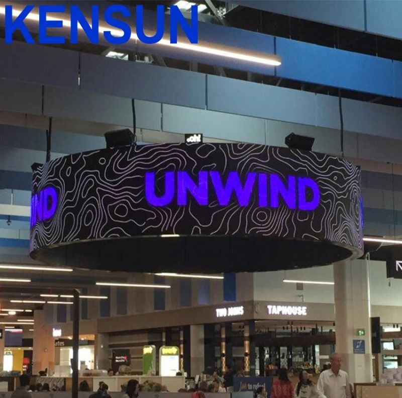 Flexible Curved LED Screen Customized 240*120mm P2 Indoor Flexible Curved LED Wall Display