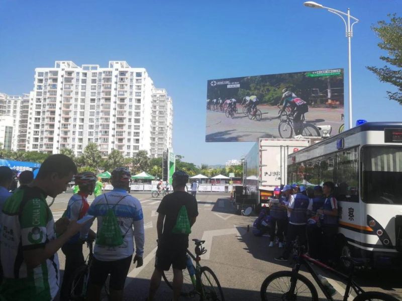 P8 Video Display Outdoor Advertising Mobile LED Screen Trailer