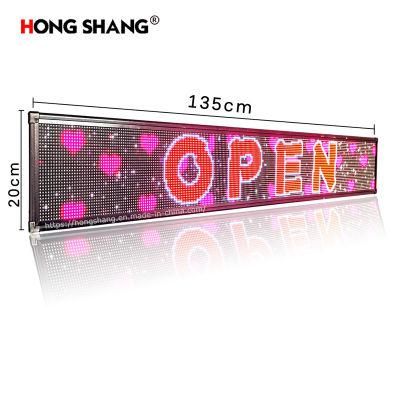 Taxi LED Bulb Display Board Shop Mini Ads Scroll Screen