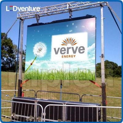 P3.9 Outdoor Rental Clear LED Screen with Flight Case