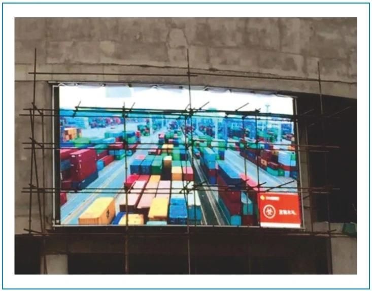 P4 Outdoor High Resolution Full Color Fix Installtion LED Videowall