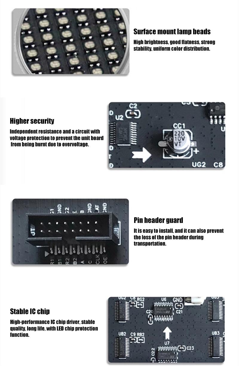 P1.2p1.5p1.8p2p3 Full Color LED Display Indoor P2.5 Electronic Screen