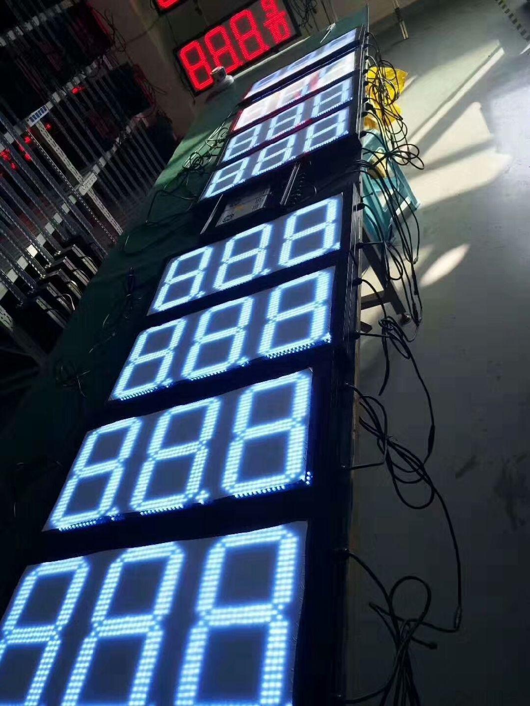 3 Digits 8.88 Display Format LED Gas Station Price Sign Display