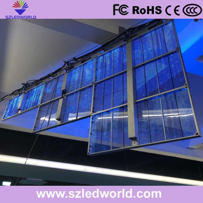 Transparent LED Displays Transparent LED Banner Screen P3.9 - P7.8