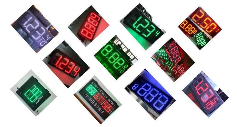 High Brightness Wireless Gas Station LED Price Sign