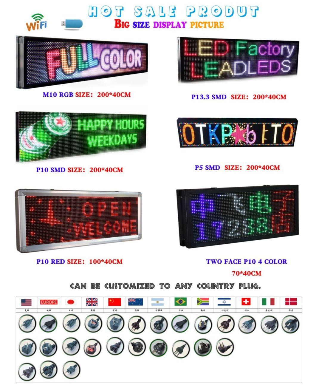 LED White Color Outdoor Waterproof Advertising Text Board LED Screens