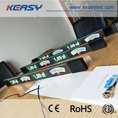 Full Color Indoor Shelf LED Display 360*60mm for Advertising