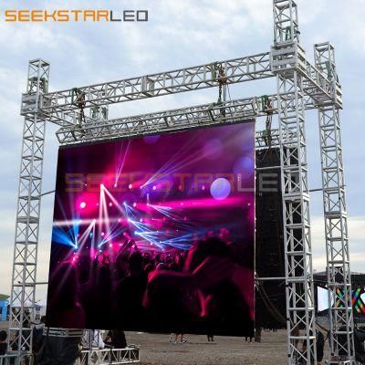 Outdoor Waterproof IP65 Full Color LED Rental Display Screen with Aluminium Cabinet for Stage