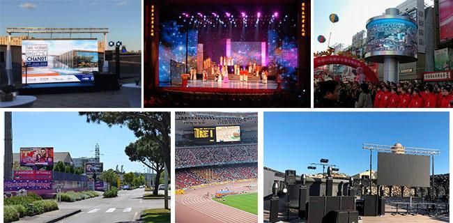 Turbine P1.95/P2.84/P3.91/P4.81 Front Maintenance China Indoor Rental LED Display Screen Supplier