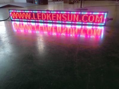 Semi-Outdoor P10 SMD Full Color Scrolling Text LED Display Sign