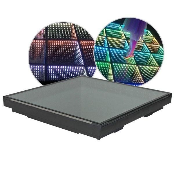 RGB Color Changing DMX Stage 3D Infinity LED Dance Floor