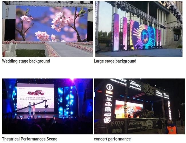 SMD3528 P6 Indoor LED Display Screen Four Sided for Rental Stage Background