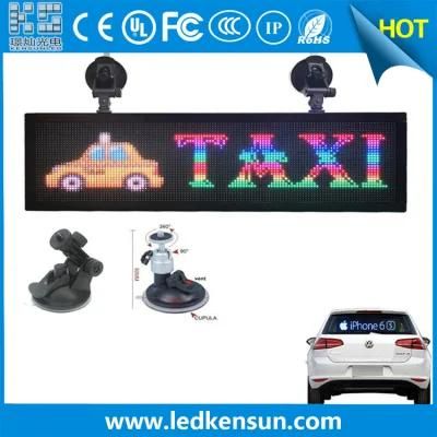 WiFi/USB Control Indoor Full Color Moving Message Car LED Sign