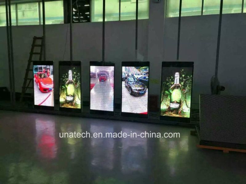 Digital Street Pillar Water Resistance advertising Media LED Sign