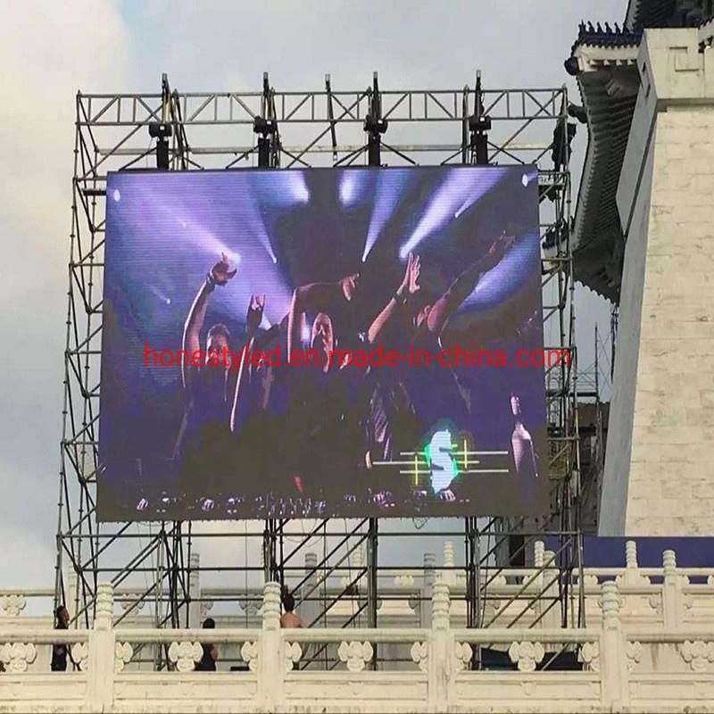 High Refresh 3840Hz Full Color P4 Outdoor LED Video Wall Front Service LED Display Screen Waterproof Rental LED Sign on Wall