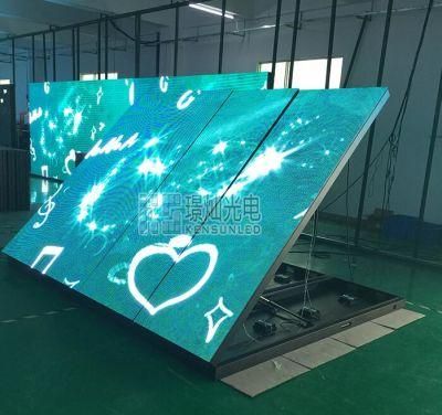 63&prime;&prime;x31.5&prime;&prime; DIP346 Full Color Front Service Iron Cabinet P10 LED Display Screen for Outdoor Advertising