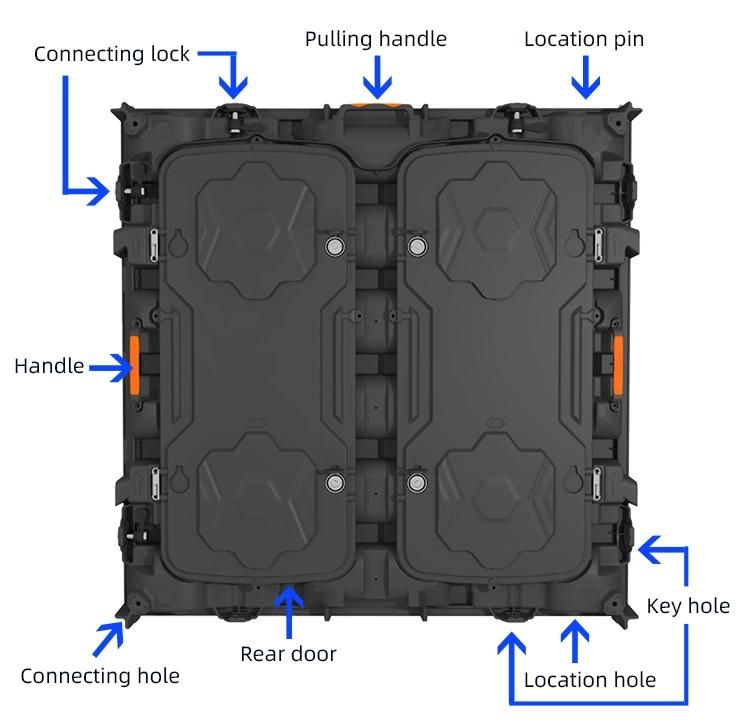 Matained From The Front / Behind Video LED Tvs Display