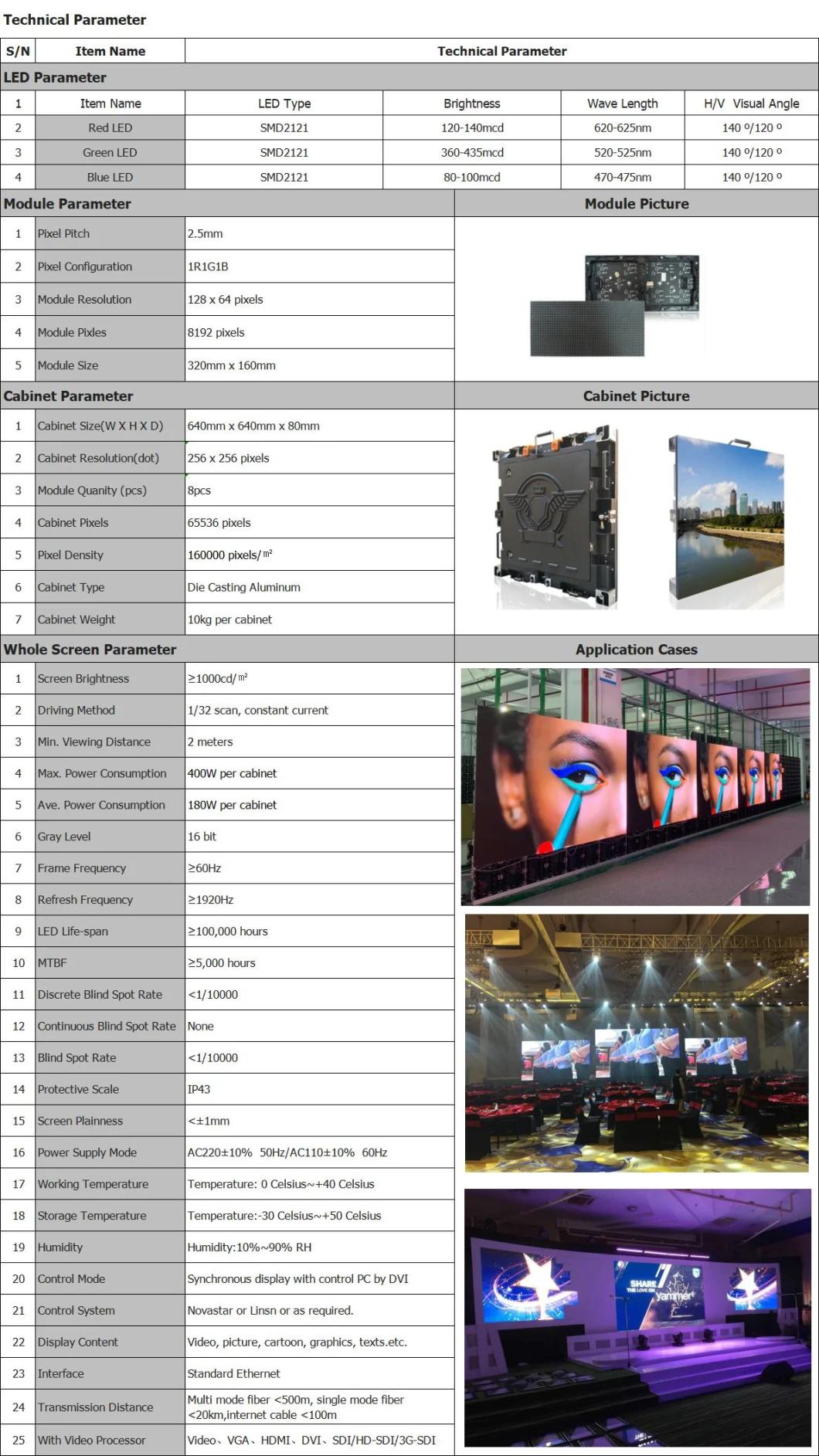 Video Wall Screen SMD LED Advertising Board for Studio Concert