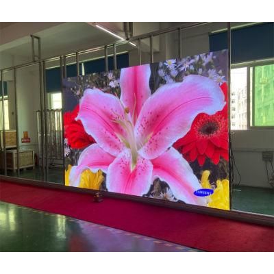 Indoor P1.86 Fine Pitch Ultra Thin Super Light Weight Front Maintenance High Brightness LED Screen Display Billboard Rental Panels