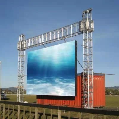 P4.81 LED Screen Outdoor Advertising Display Full Color LED Background Screen