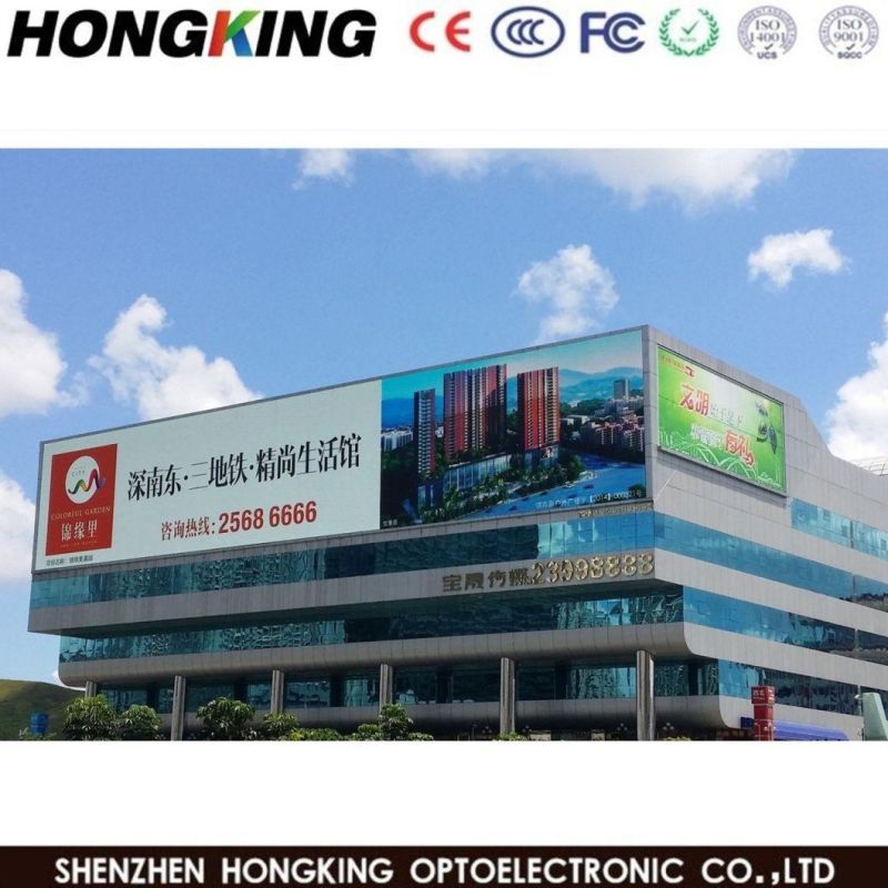 Outdoor P10 Full Color Pantalla LED Large Display Screen Signage for Advertising