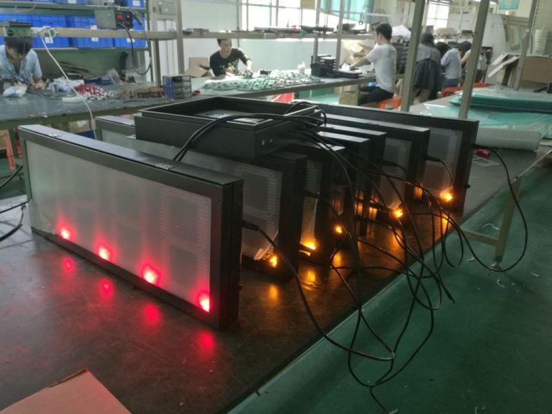 Outdoor Waterproof High Brightness 24 Inch Red 8888 Digital LED Gas Station Price Digital Panel Sign Board LED Gas Sign