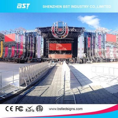 IP65 Wateproof P10 Outdoor Rental LED Display Screen for Show