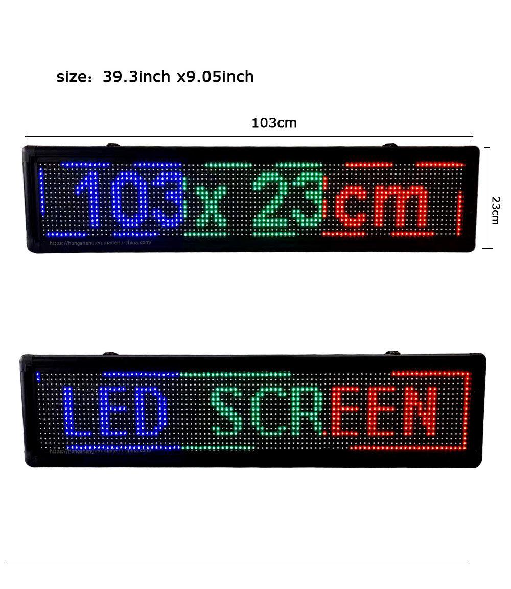 Hanging Installation of Outdoor Mixed Color Advertising Display LED Module