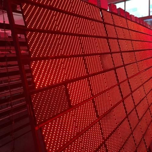 P10 Single Color Red LED Display Screen Aluminum Frame Non-Waterproof Indoor High Brightness