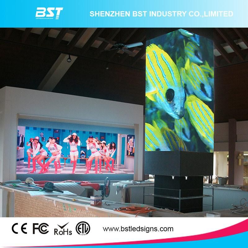 High Contrast Ratio P4 Indoor Advertising LED Display with Epistar LEDs and Mbi5124 IC---8