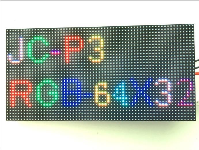 Indoor Full Color LED Screen Display P3 96X192mm Round Screen for Shopping Mall