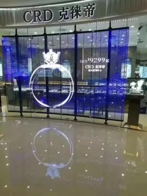 High Brightness Transparent LED Display Screen Signage for Advertising