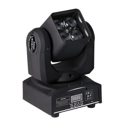 4*25W RGBW 4-in-1 LED Beam Moving Head Colorful Lighting