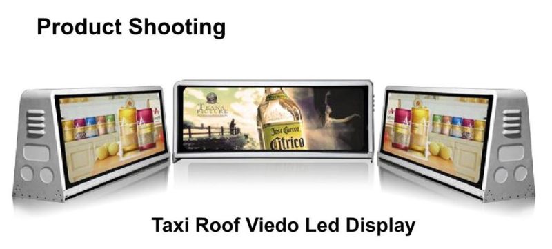 LED 4G WiFi Outdoor Taxi Roof LED Display Top LED Screen Car Advertising Digital Sign