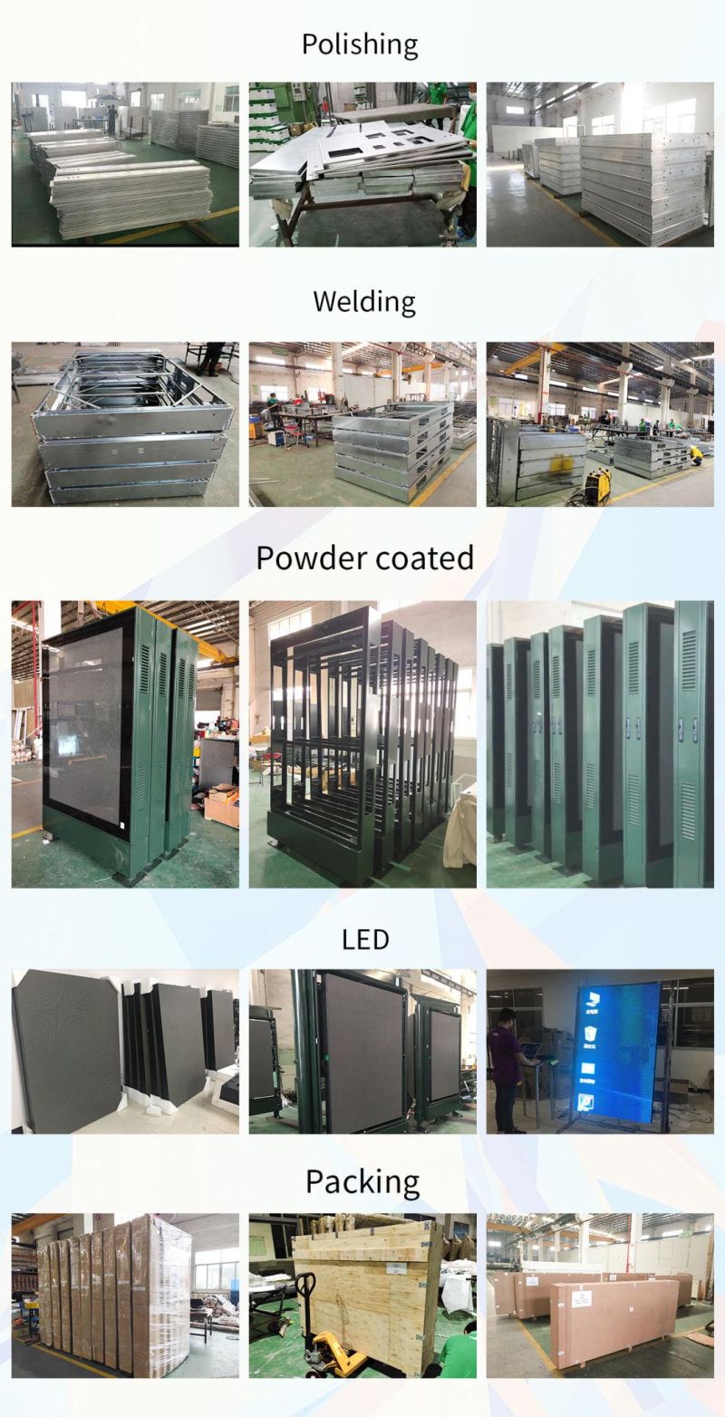 Chinese Manufacturers Supply Outdoor Waterproof P6 LED Screen Digital Light Box Mupi