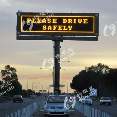 Outdoor Advertising Highway Motorway Fixed Information Variable Message Signs P10 P16 P20 LED Traffic Display Board