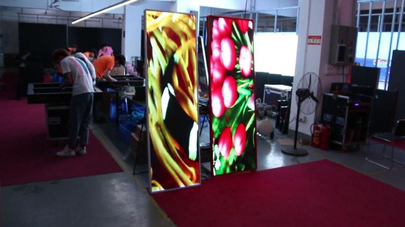 Low Consumption Digital LED Poster Portable Screen for Viewing