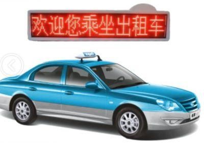 P6 Outdoor Single Color LED Display Message Board for Taxi Top