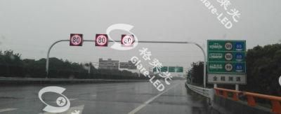 LED Circle Speed Limit Traffic Sign LED Vms Variable Message Sign